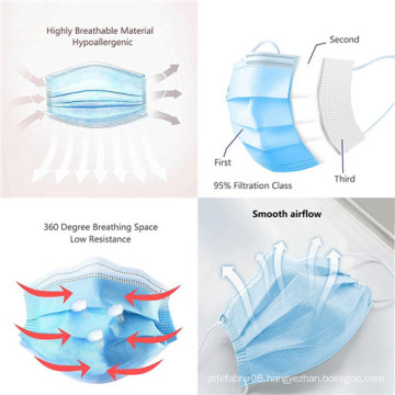 Virus of Prevention 3 Ply Cotton Disposable Masks